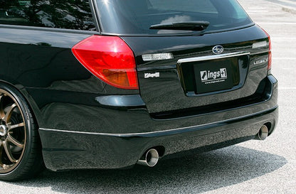 SUBARU BP5 LEGACY WAGON INGS STYLE REAR BAR LIP JSAI AERO