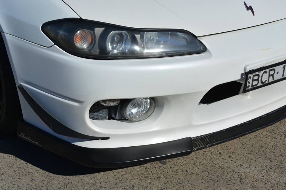 NISSAN S15 200SX SILVIA CANARDS (OEM FRONT BAR)