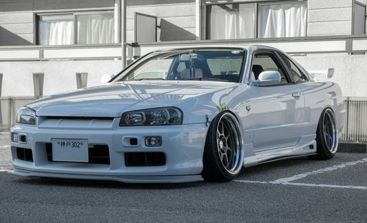 NISSAN R34 GTT SKYLINE GT STYLE FRONT LIP JSAI AERO