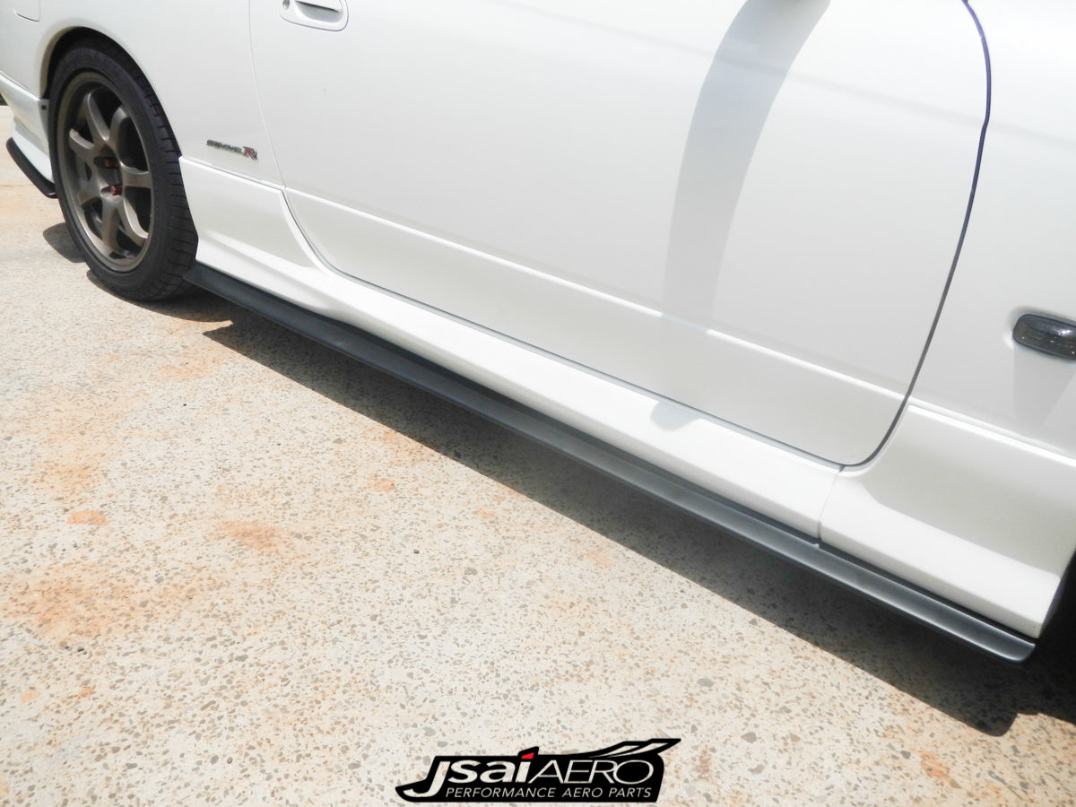 NISSAN S15 200SX SILVIA SIDE SKIRT EXTENSIONS (FRP)