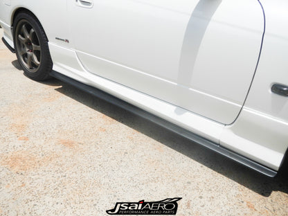 NISSAN S15 200SX SILVIA SIDE SKIRT EXTENSIONS (FRP)