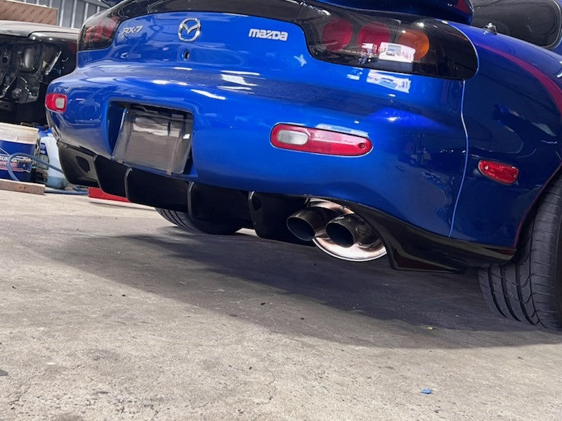 MAZDA FD3S RX7 RE Amemiya Type 2 Style Rear Diffuser JSAI AERO