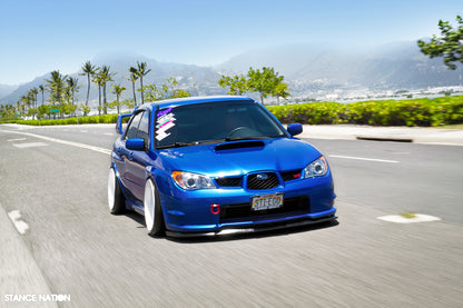 SUBARU GDB HAWK EYE MY06 WRX STI STYLE FRONT LIP JSAI AERO