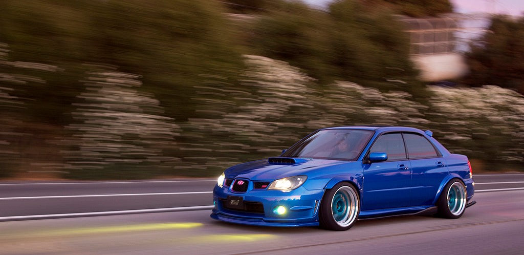 SUBARU GDB HAWK EYE MY06 WRX STI STYLE FRONT LIP JSAI AERO