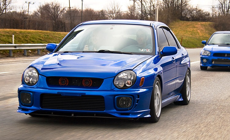 SUBARU MY01-MY02 GDB BUG EYE WRX STI 3 PIECE FRONT LIP