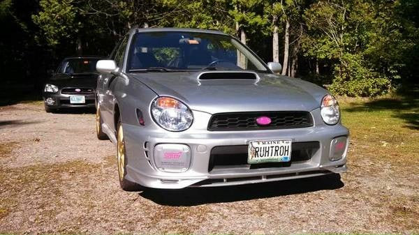 SUBARU MY01-MY02 GDB BUG EYE WRX STI 3 PIECE FRONT LIP