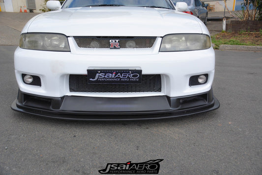 NISSAN BCNR33 GTR FRONT LIP SPLITTER JSAI AERO