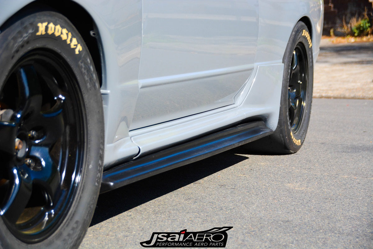 NISSAN BNR32 GTR N1 SIDE SKIRT EXTENSIONS JSAI AERO