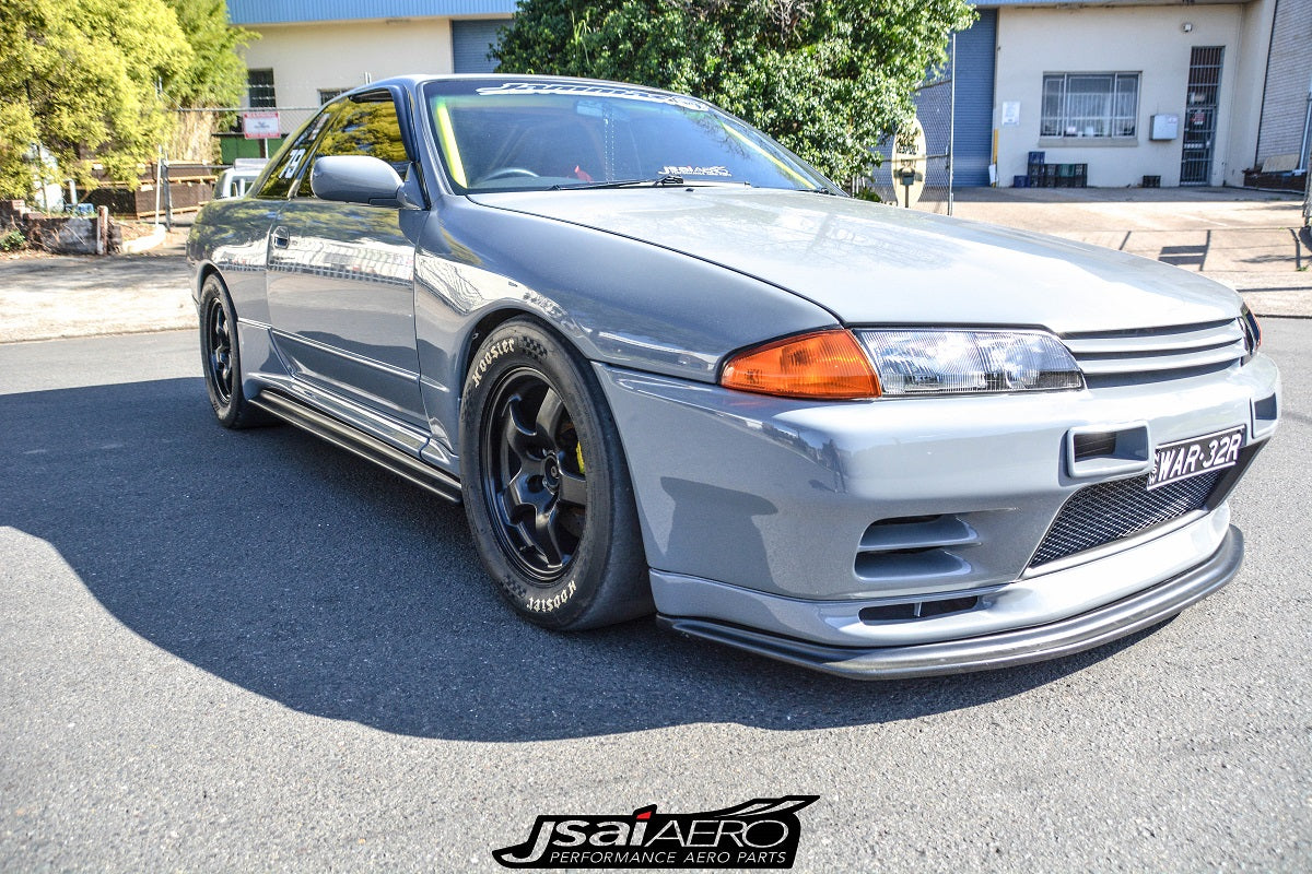 NISSAN BNR32 GTR N1 SIDE SKIRT EXTENSIONS JSAI AERO