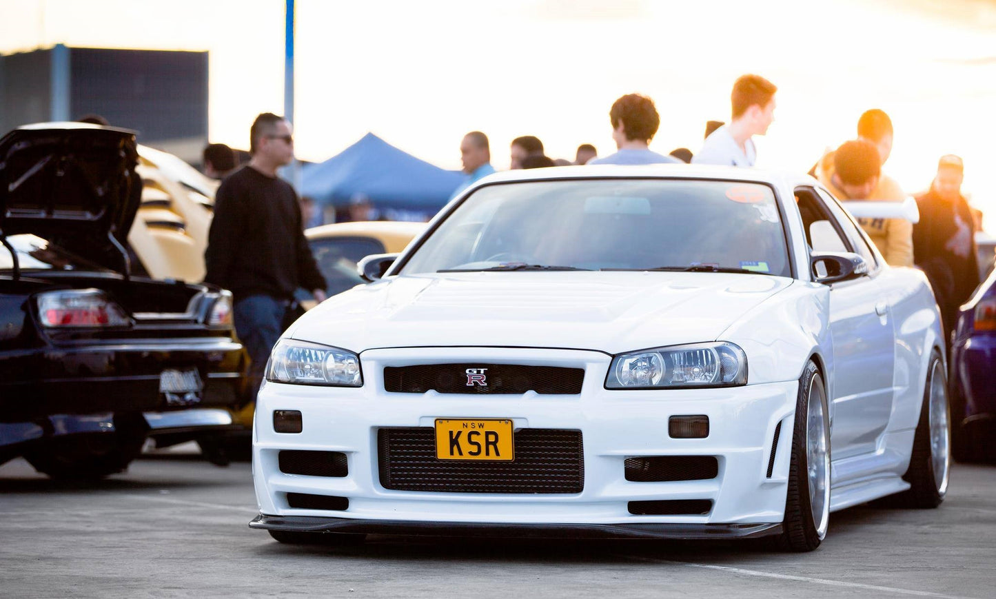 NISSAN BNR34 GTR TOP SECRET STYLE FRONT DIFFUSER