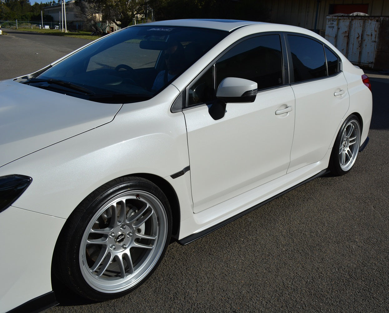 SUBARU MY15+ WRX STI SIDE SKIRTS EXTENSIONS FRP