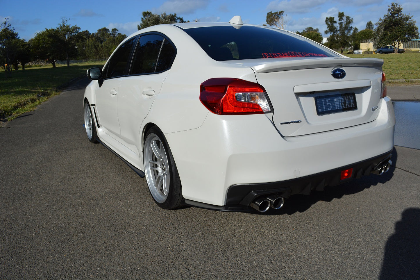 SUBARU WRX STI MY15+ REAR BAR EXTENSIONS FRP