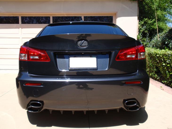 LEXUS ISF WALD STYLE BOOT SPOILER