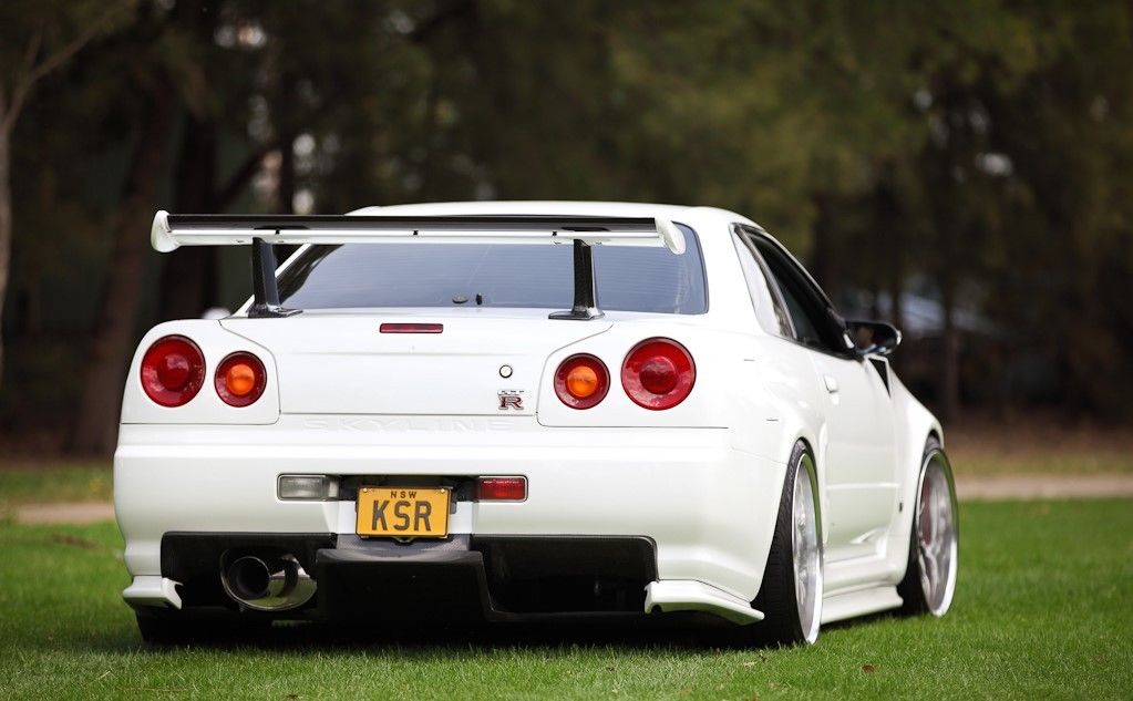 NISSAN BNR34 GTR 50MM SL STYLE WING RISER JSAI AERO