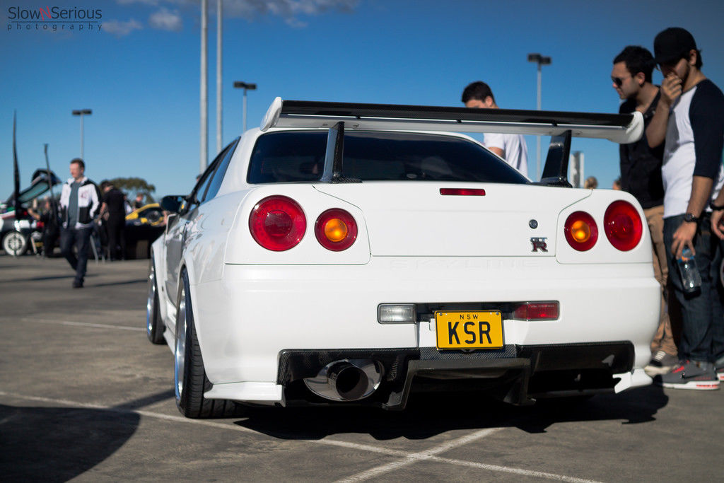 NISSAN BNR34 GTR 50MM SL STYLE WING RISER JSAI AERO