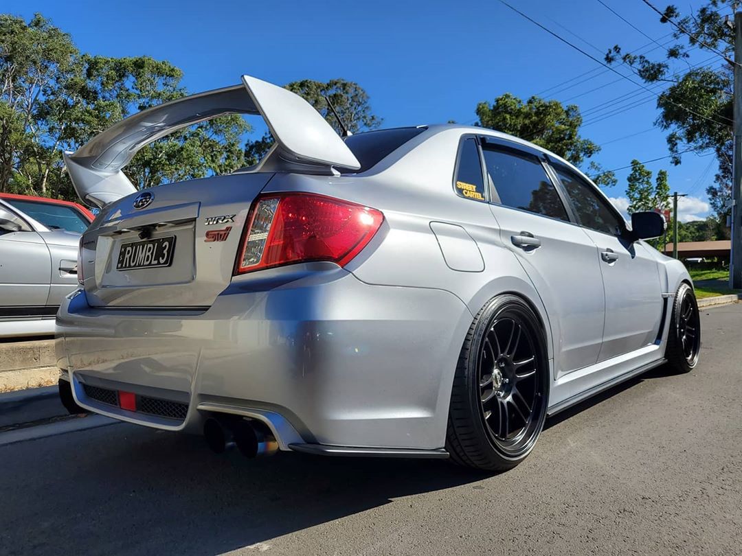 SUBARU WRX STI GRB GVB DAMD STYLE SIDE SKIRT EXTENSIONS