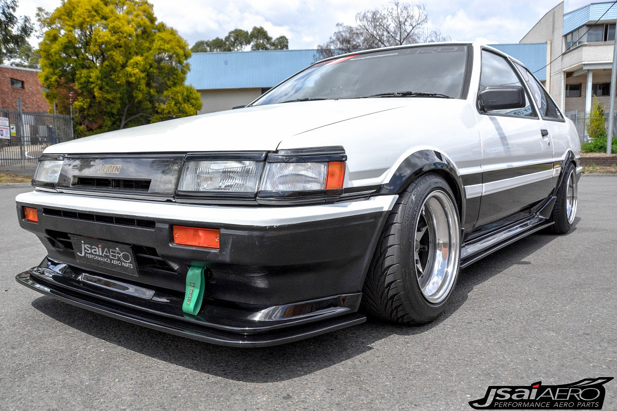 TOYOTA AE86 ZENKI LEVIN JDM STYLE FRONT LIP SPLITTER